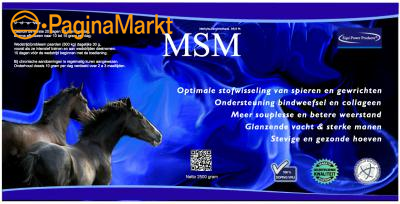 MSM voor paarden met spier of gewrichtsproblemen MSM voor paarden met spier of gewrichtsproblemen